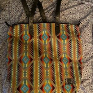 Ariat Multicolor Geometric Tote Bag